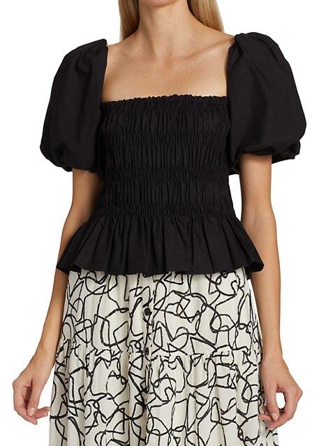 ASTR The Label Savina Puff-Sleeve Top | Saks Fifth Avenue