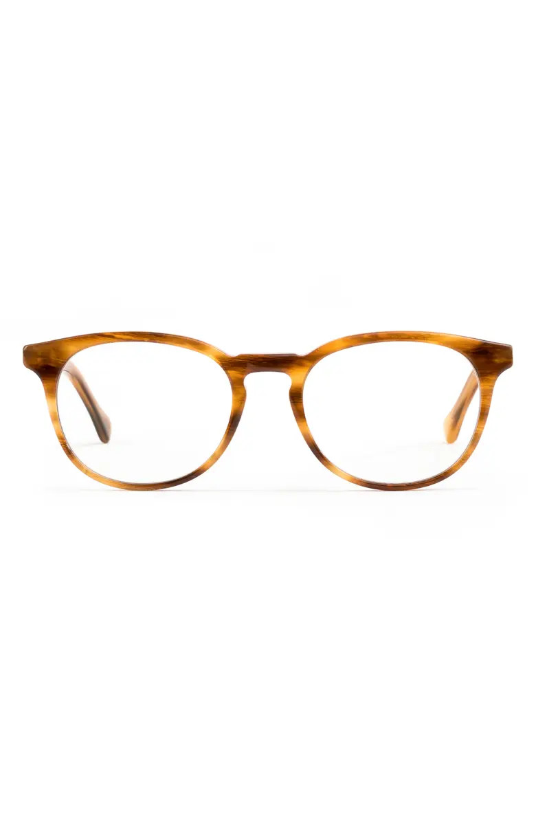 Roebling 49mm Round Blue Light Glasses | Nordstrom