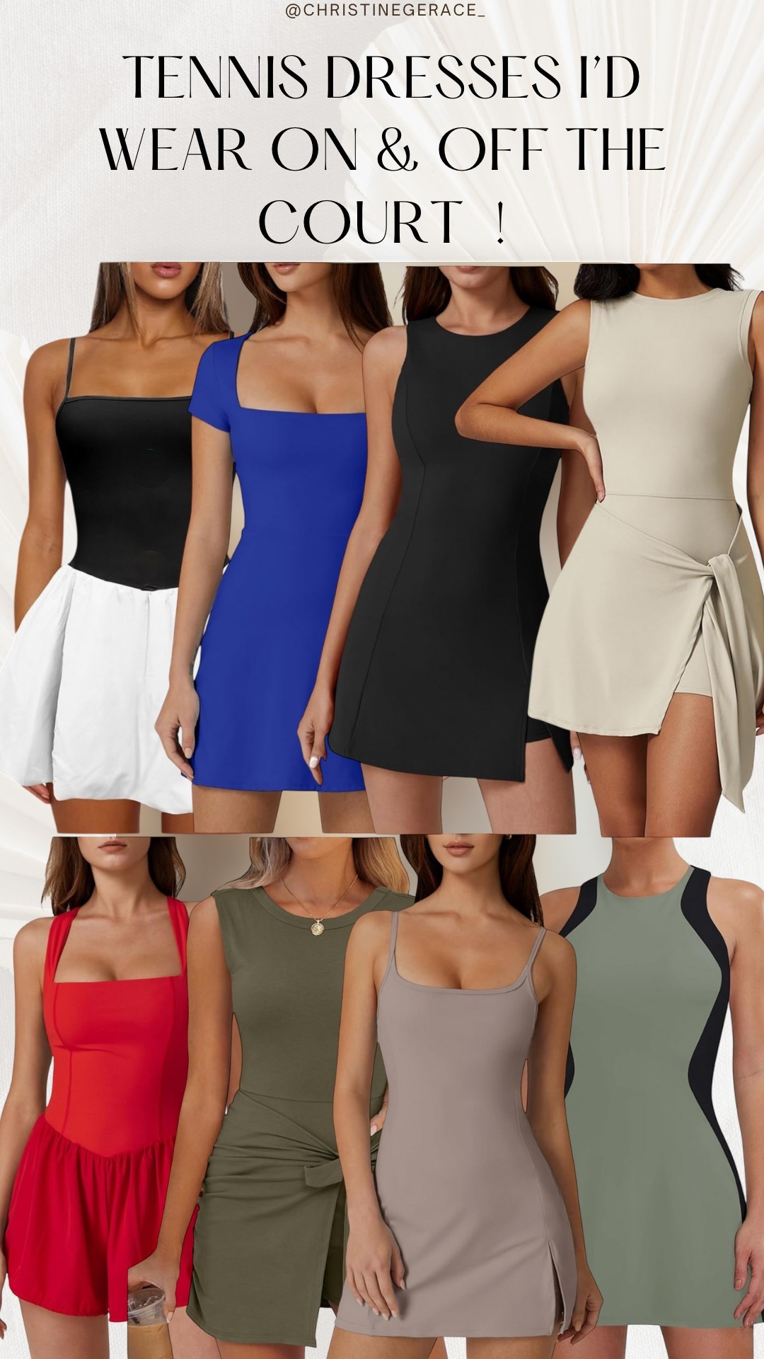 Perfect for running errands, going on a walk, grabbing coffee, or styling up with a button-down and sneakers. Linked exact looks + similar styles in all price ranges

#LTKOutfit #TennisDress #LTKStyle #SportyOutfit #TenniscoreFashion #SummerCloset #StyleInspo #OutfitIdeas #LTKUnder100 #LTKSummerLooks


#LTKStyleTip #LTKSummerEdit #LTKFindsUnder50