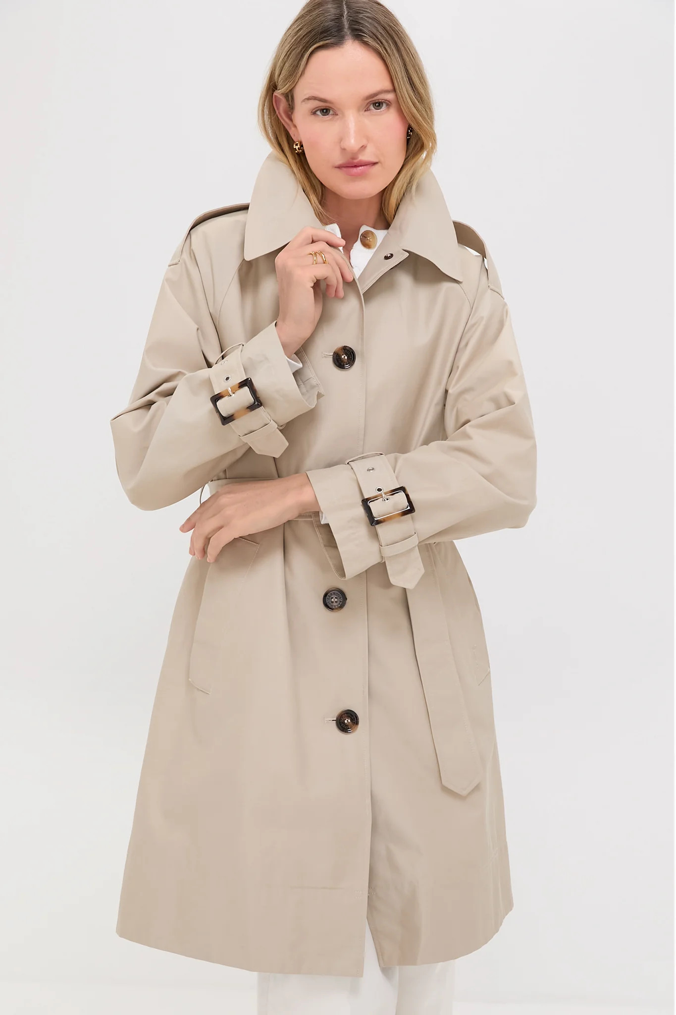 Light Sand Maia Showerproof Jacket | Tuckernuck (US)