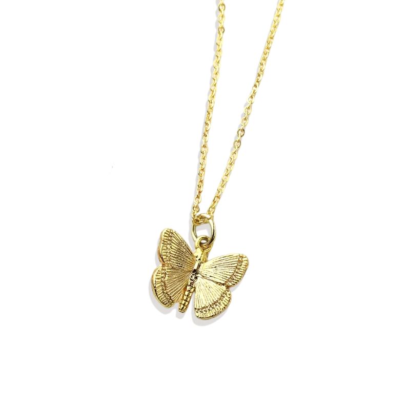 Butterfly Pendant Necklace | Mint & Lily