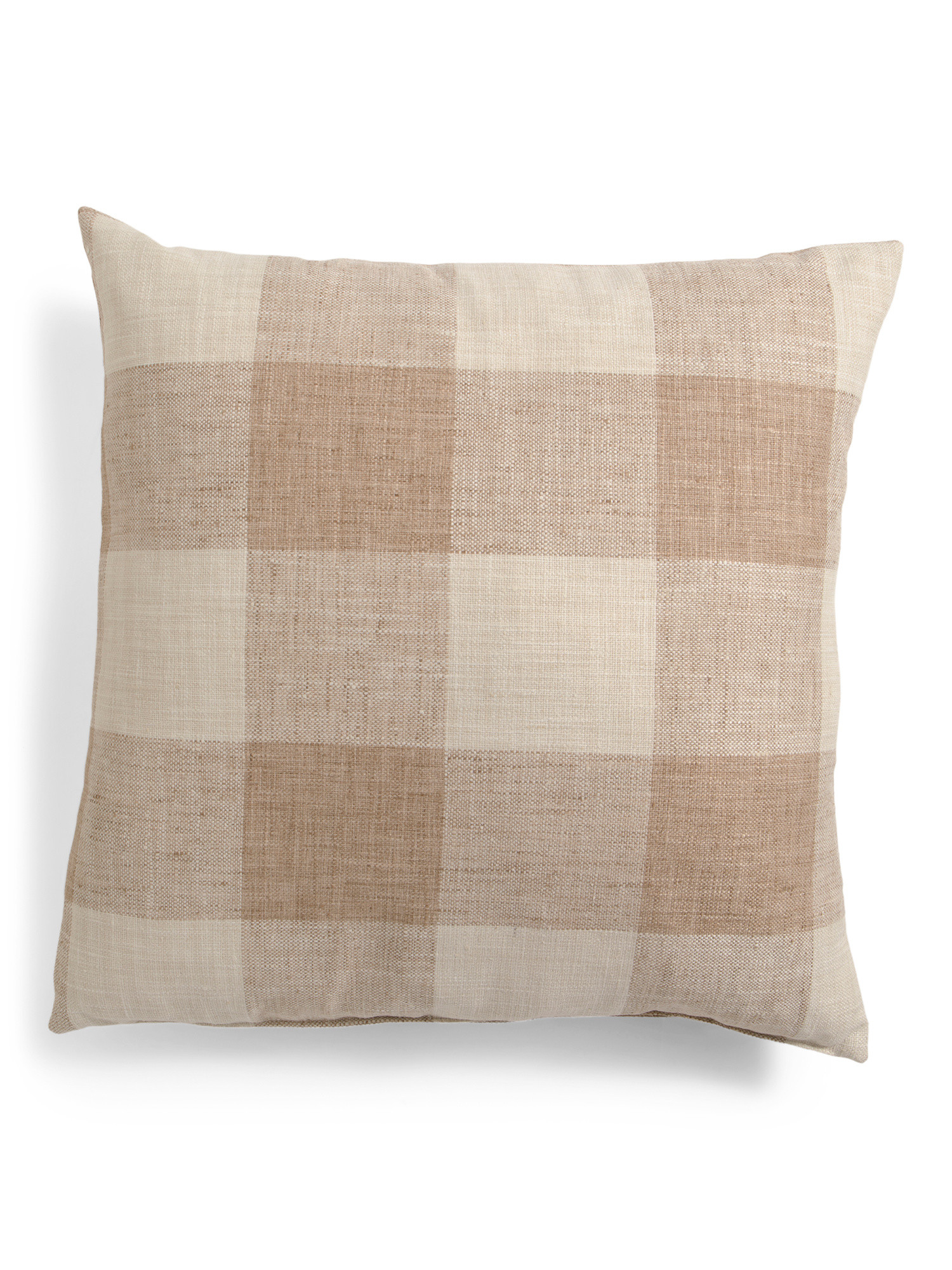 24x24 Oversized Luxury Gingham Pillow | TJ Maxx