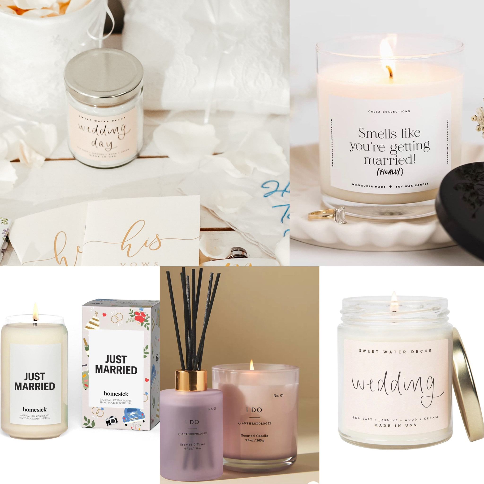 One of my favorite wedding day tip! Have a special/ favorite candle or diffuser burning. On every anniversary  light it. 
I liked the one I used and some other favorites 

#LTKwedding #LTKGiftGuide #LTKsalealert