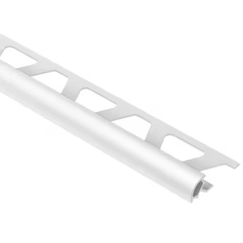 Schluter Systems Rondec 0.375-in W x 98.5-in L Light Grey PVC Bullnose Tile Edge Trim | Lowe's
