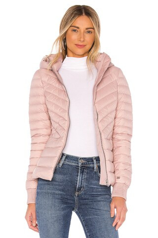 Soia & Kyo Chalee Puffer Jacket in Rose from Revolve.com | Revolve Clothing (Global)