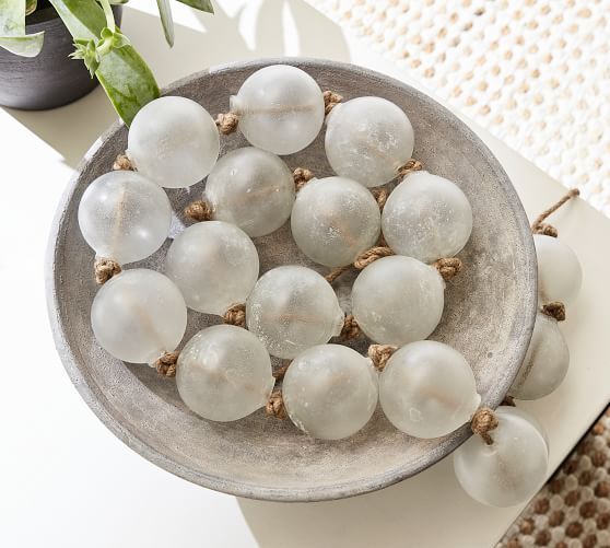 Handcrafted Sea Glass Beaded Garland | Pottery Barn (US)