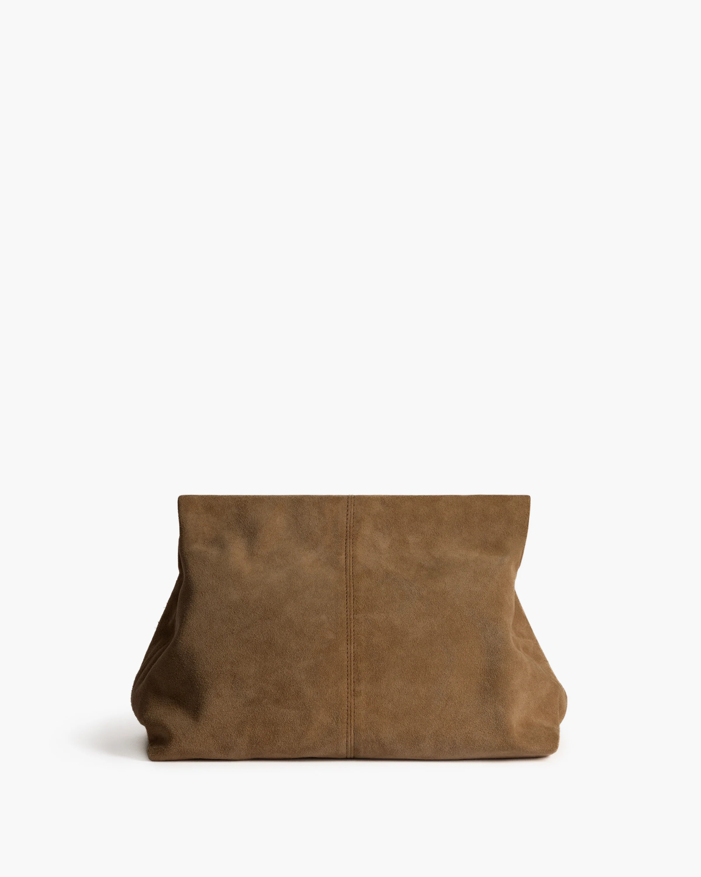 Clay Clutch Suede Wet Sand | Flattered