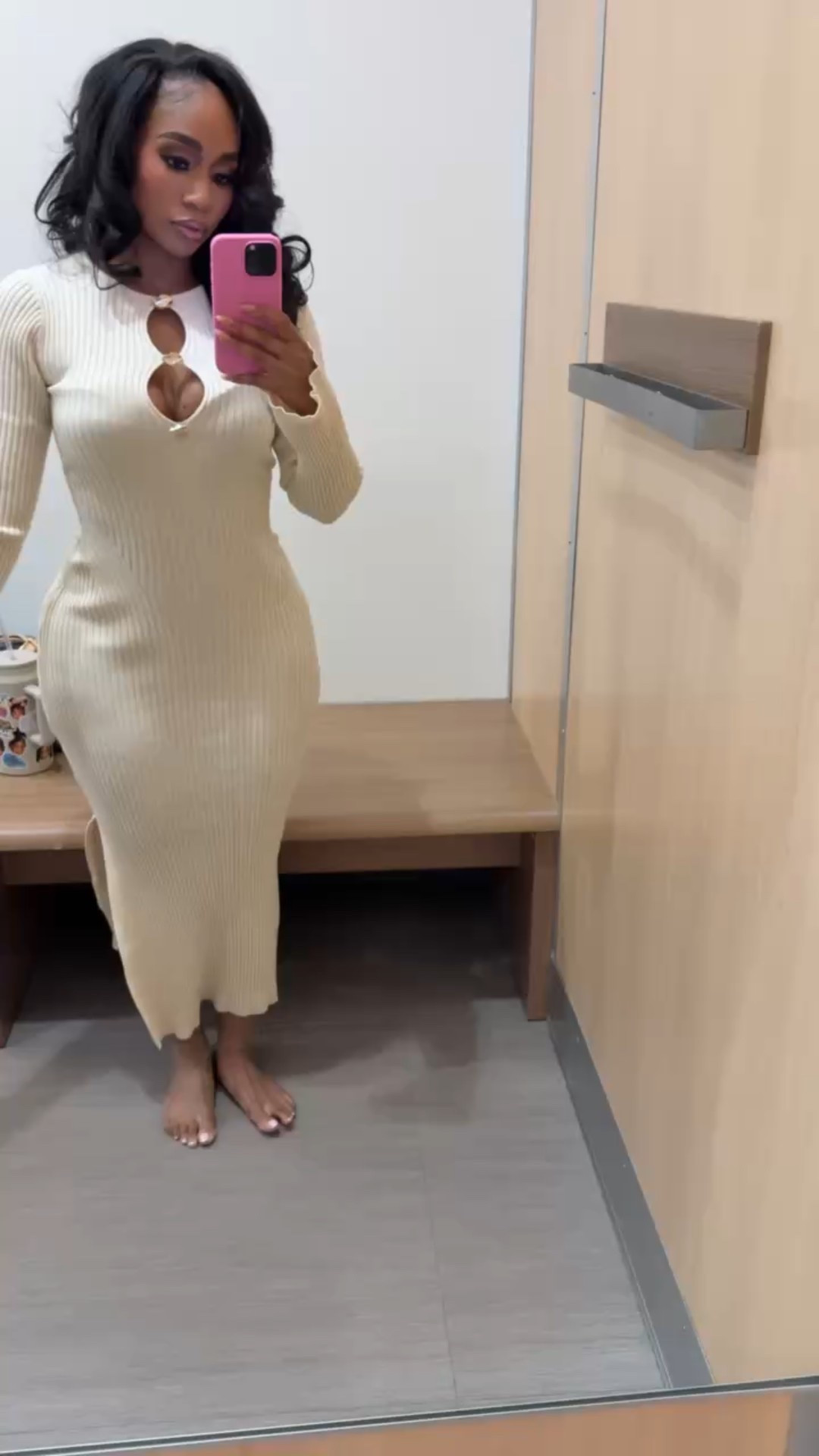 Ribbed maxi dress with keyhole cut-out’s! Perfect everyday dress! 

#LTKMidsize #LTKootd #LTKFindsUnder100