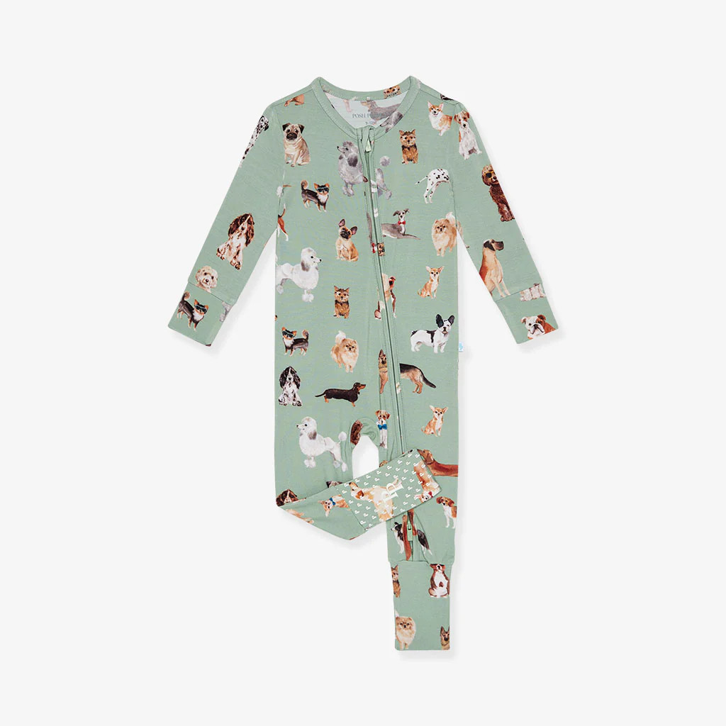 Dog Green Baby Convertible Sleeper | Posh Puppies | Posh Peanut