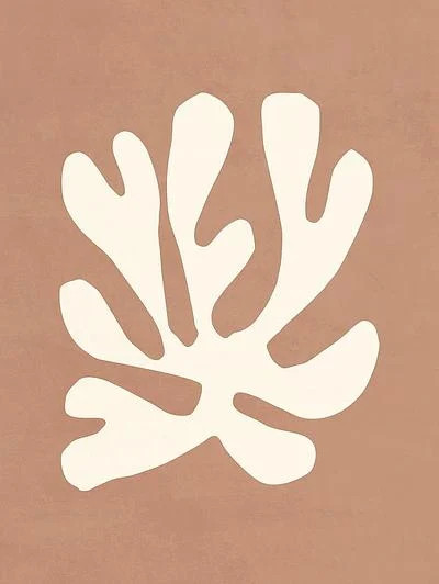 SNOW FLOWER - TERRACOTTA 01 | Artfully Walls