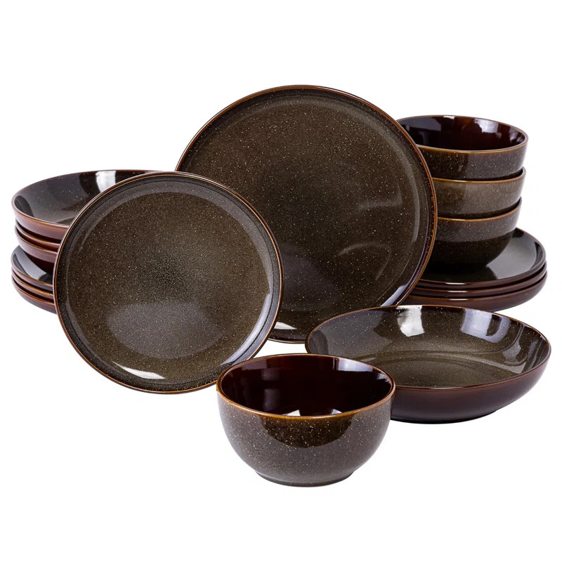 Gibson Elite Stoneware Dinnerware Set - Service for 4 | Wayfair North America