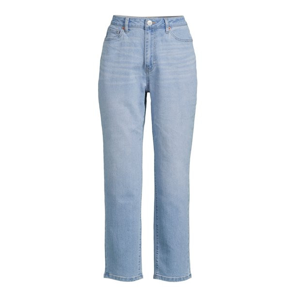 No Boundaries Juniors' High Rise Mom Jeans - Walmart.com | Walmart (US)