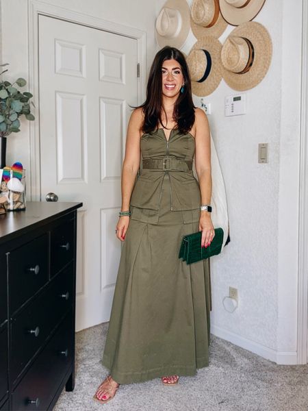 What I wore over the weekend
Zip up utility vest-medium 
Utility maxi skirt - size down one to a small - runs large!
Added similar items too 

#LTKMidsize #LTKFindsUnder50 #LTKSeasonal