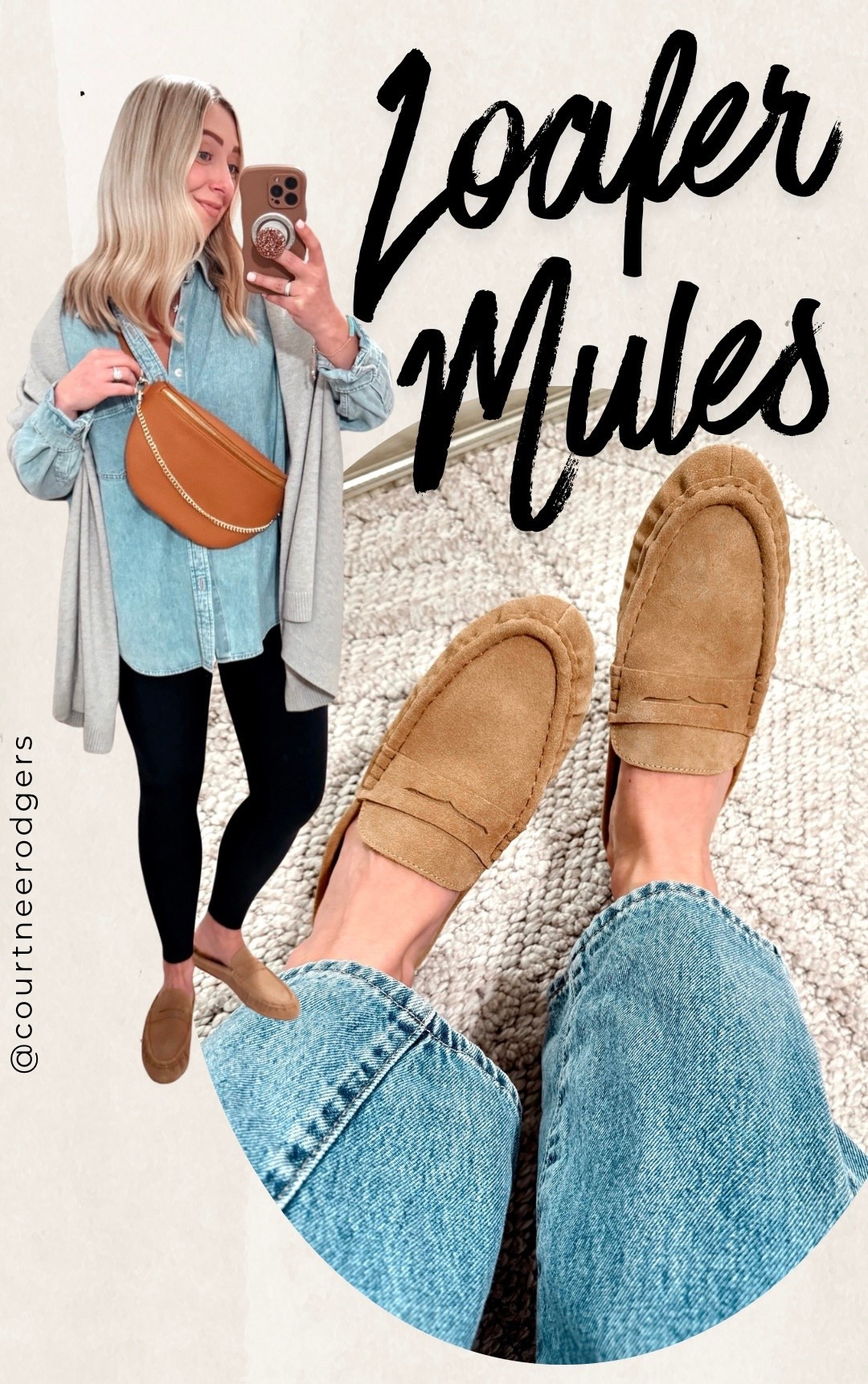 Wearing my fave denim shirt (size down) and new fave bag! Code: LTK15 will save you 15% OFF my bag! 😉 

Loafers are SOOO comfy and run TTS!

Shirt runs big (size XS—Light Blue: 
 7 Yrs Pctr Ths Bleu), shoes run TTS

Casual outfits, denim shirt, Aritzia, belt bag 

#LTKootd #LTKdayinmylife #LTKgrwm