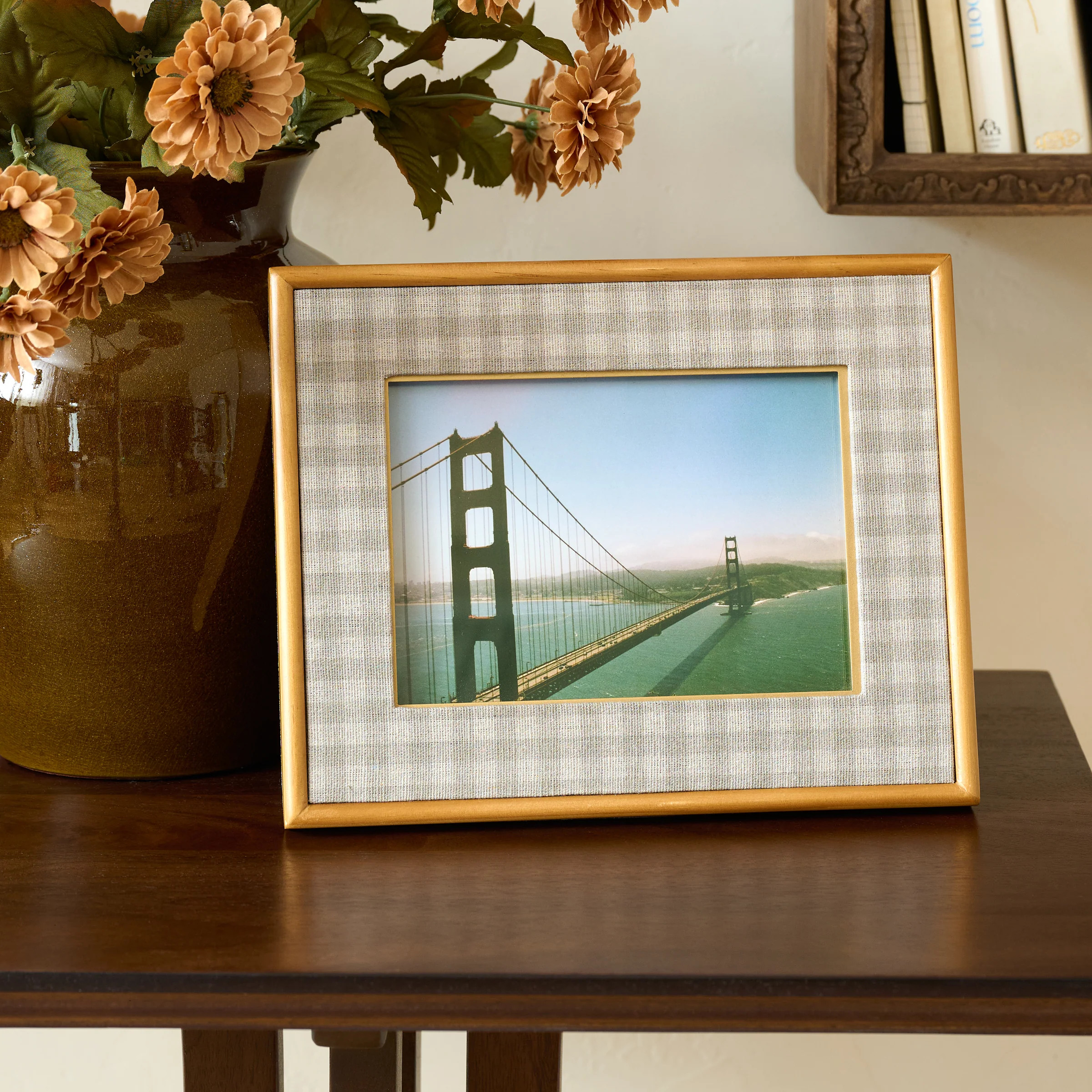 Maeve Gingham Photo Frame | Magnolia