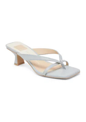 Dolce Vita Women's Brevel Kitten Heel Sandals, Light Blue, 9.5M | Belk