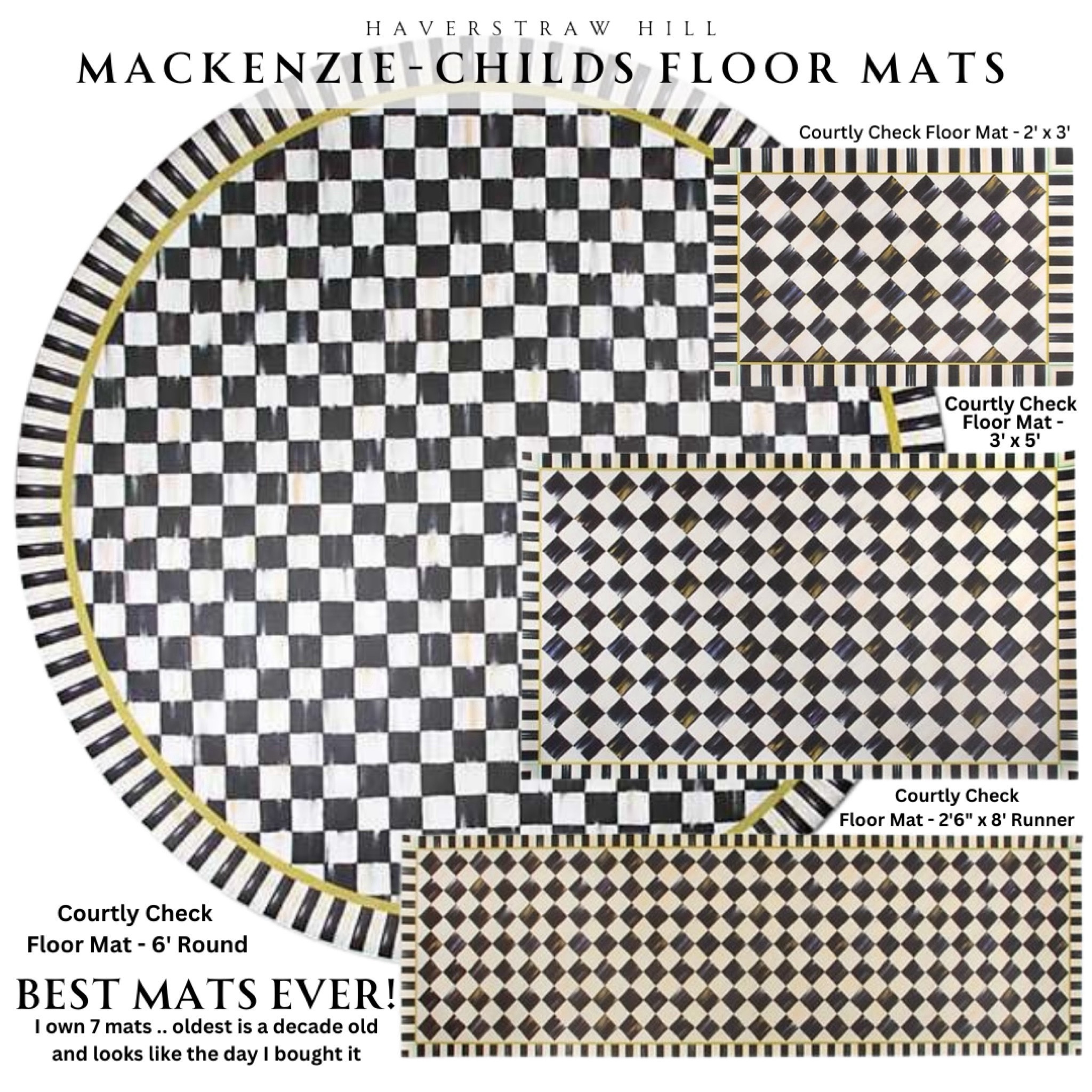BEST EVER!!! ⭐️⭐️⭐️⭐️⭐️
I cannot say enough about these mats! I own all of these and multiple! My oldest mats are the 3’x5' that I’ve had for a decade. I’m telling you, they look like the day I purchased them! Are these an investment, yes… But in the long run, it saves so much money!!!

#LTKsalealert #LTKGiftGuide #LTKhome
