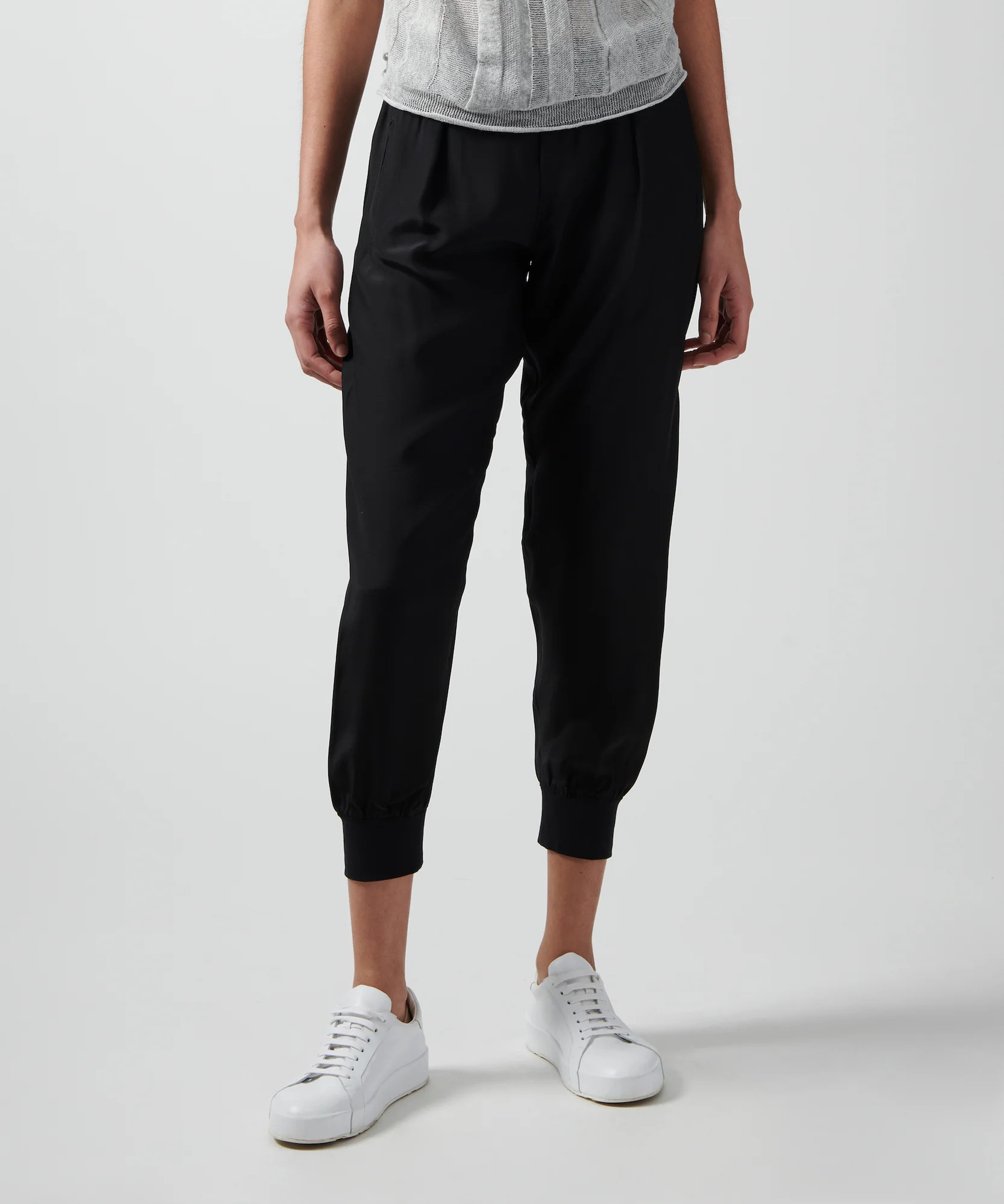 Silk Joggers - Black | ATM Collection