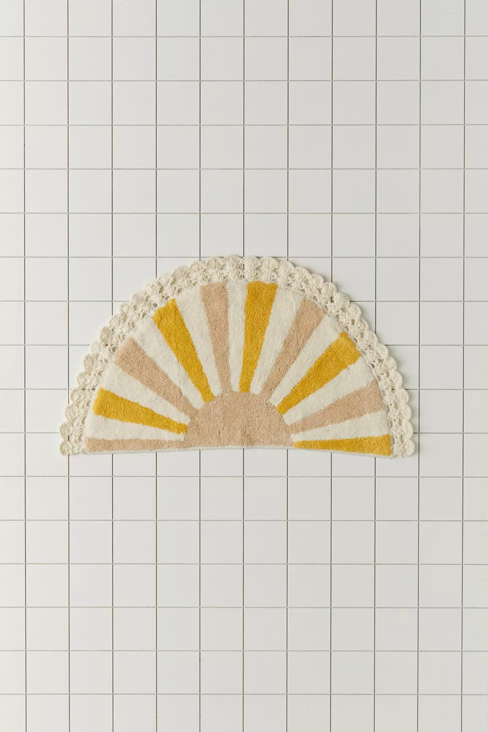 Sun Ray Crochet Bath Mat | Urban Outfitters (US and RoW)