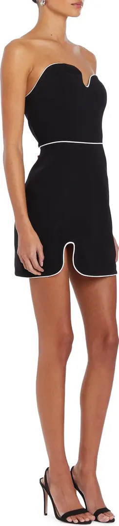 Puzzle Strapless Minidress | Nordstrom