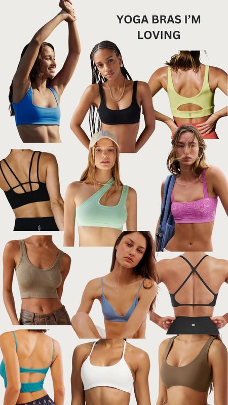 Yoga bras I’m loving 🧘🏼‍♀️ cute and comfortable bras that are perfect for yoga, lounging or low intensity workouts 

#LTKfitness