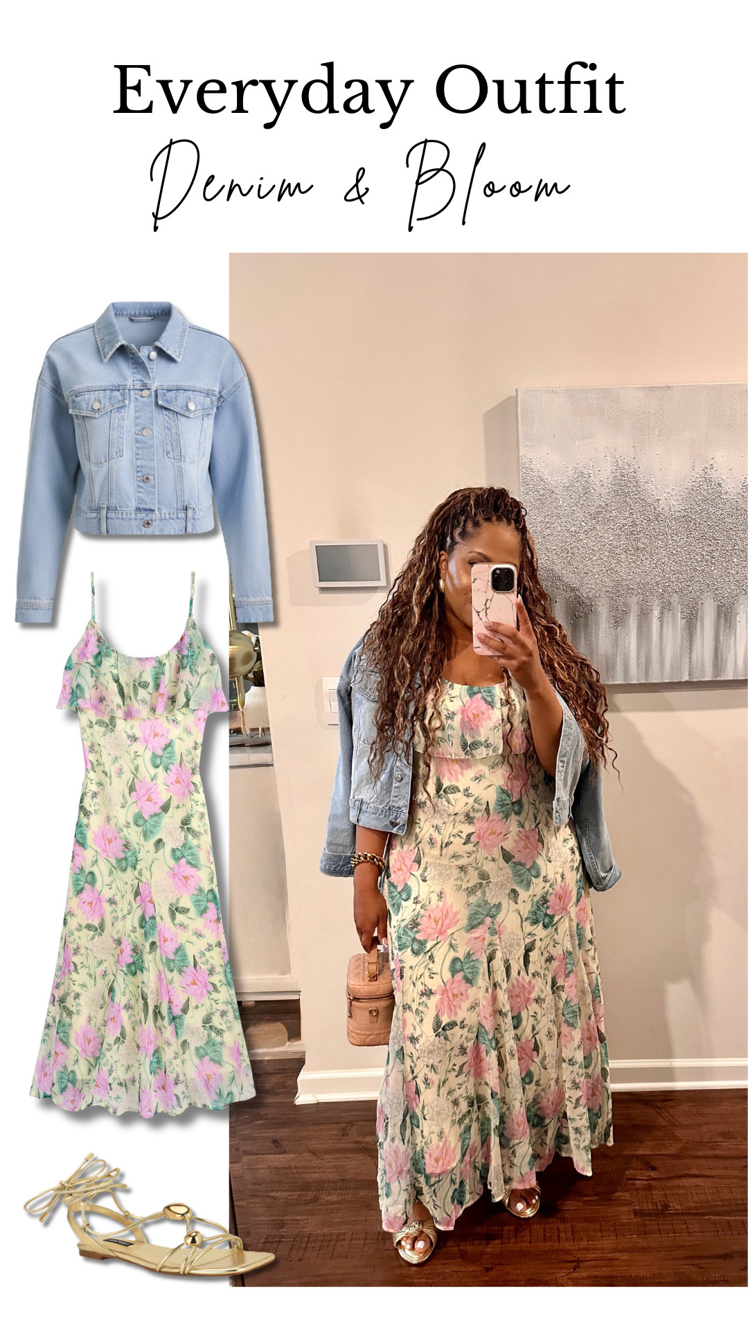 A soft floral moment with a denim touch 💙🌸
The easiest spring outfit you’ll keep repeating!

#LTKStyle #SpringOutfit #FloralDress #DenimJacketStyle #EverydayOutfit #LTKFinds #FeminineStyle #EffortlessLooks #OOTDInspo #CasualChic 

 #LTKgrwm #LTKootd #LTKU