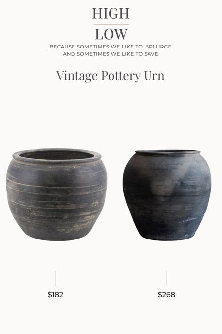 Vases, Found vases, Terracotta vases, Stone vases, Vintage vases, Vintage urns, Vintage planters, McGee & Co


#LTKhome #LTKFind