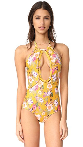 Beach Riot Golden One PIece | Shopbop