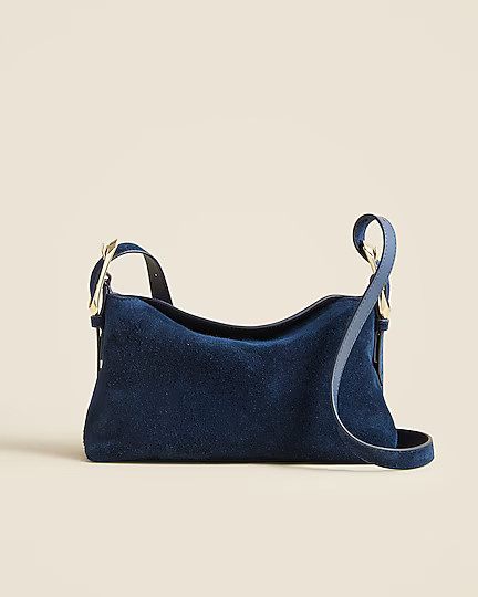 Berkeley small shoulder bag in suede | J. Crew US