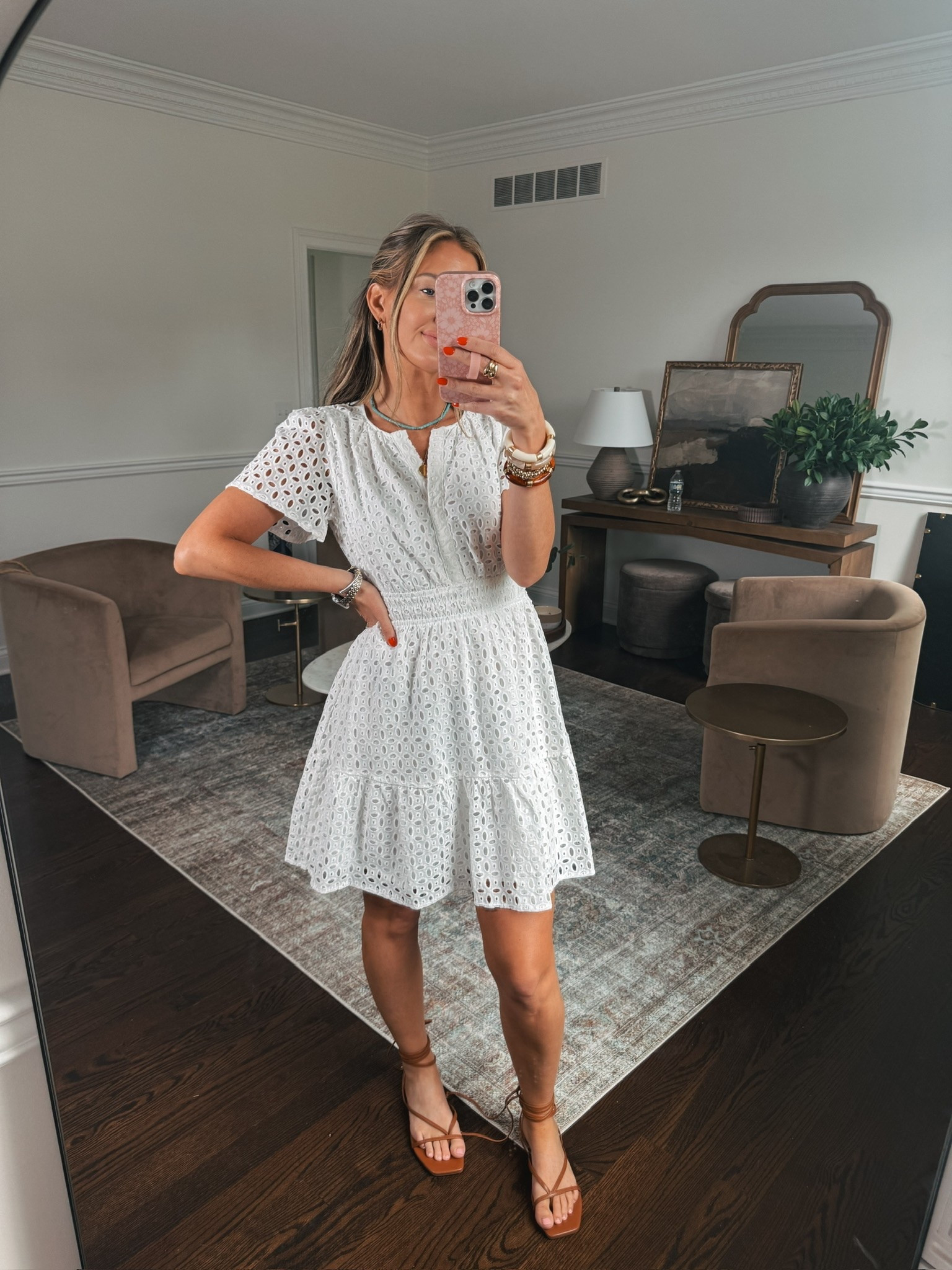 I love this cute mini dress in white peplum!

#LTKdayinmylife #LTKootd #LTKgrwm