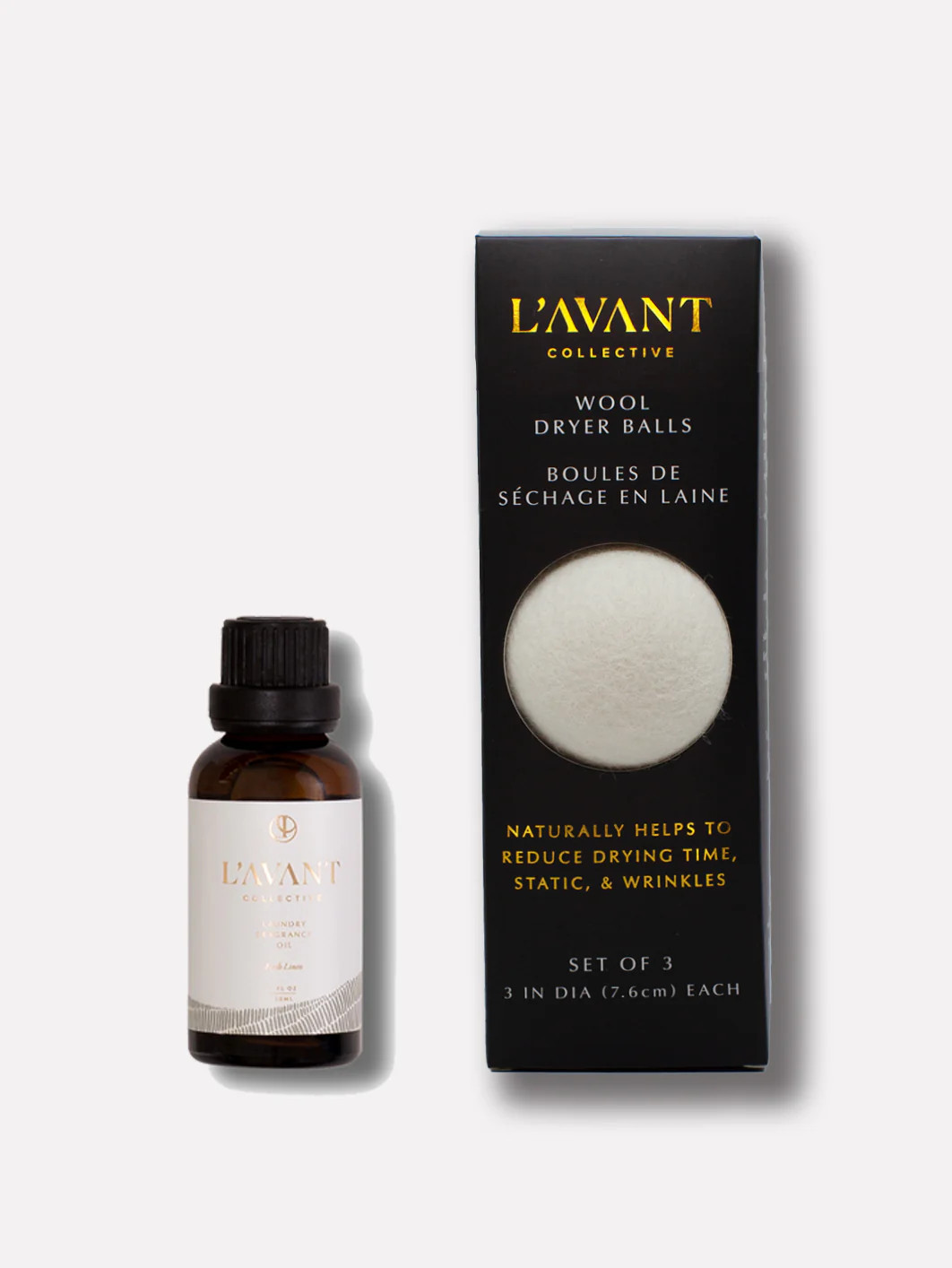 Laundry Oil & Wool Balls Bundle | L'AVANT Collective