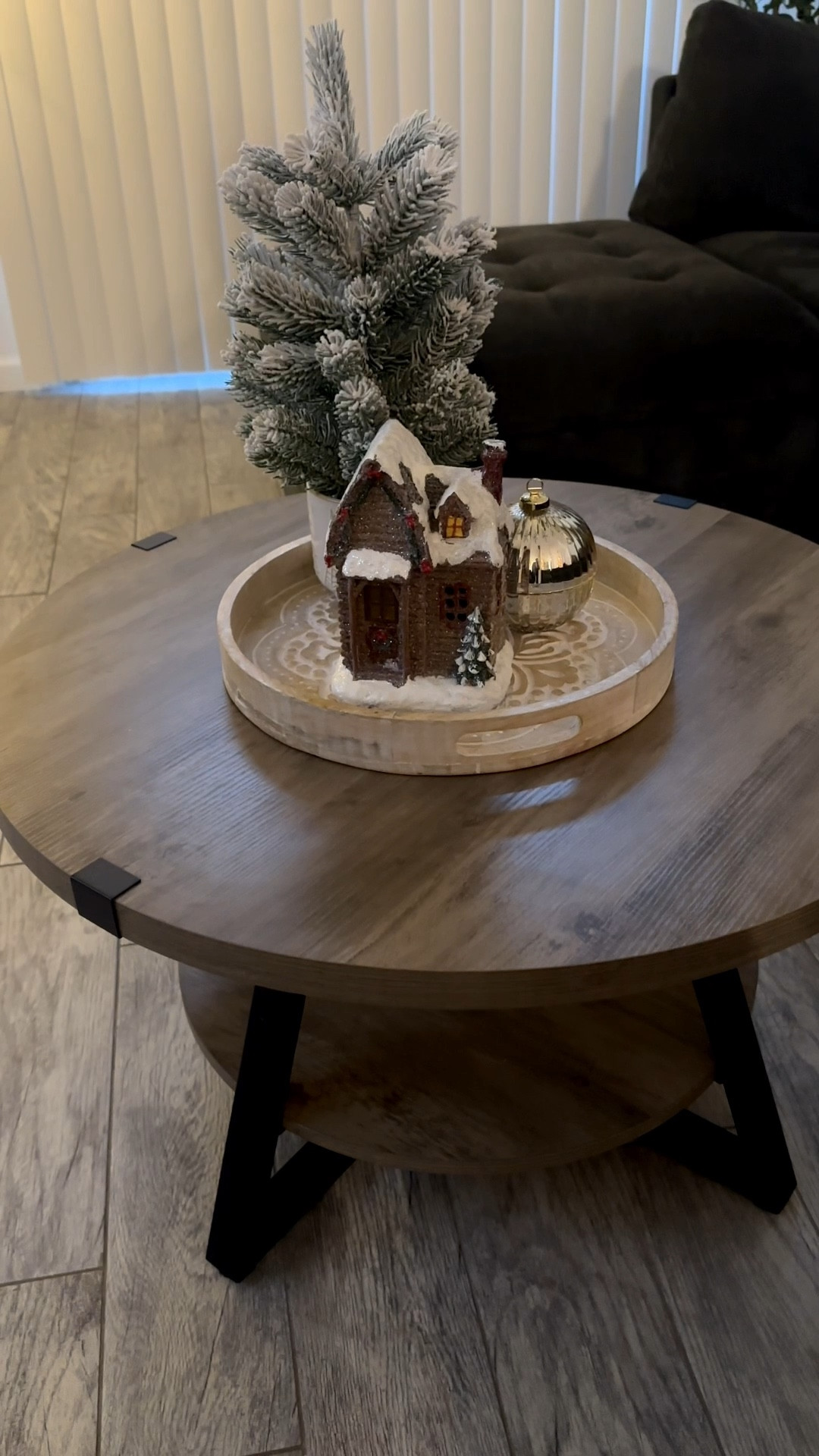 This Wayfair round coffee table is the perfect mix of cute + functional 🤍 The 2-tier shelves make styling and storage so easy. Such a good find! #WayfairFinds #CoffeeTableDecor #HomeDecorLovers #LivingRoomInspo #LTKFinds #wayfair #christmasdecor

#LTKHoliday #LTKGiftGuide #LTKHome #LTKCyberWeek