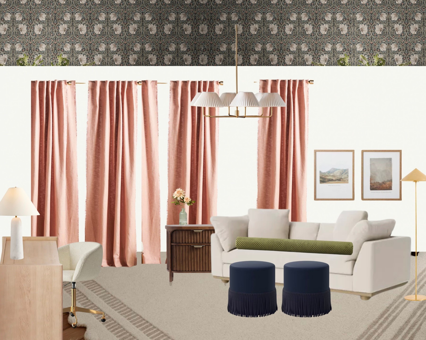 Guest room office makeover inspiration spring home refresh #anthrohome #targetstyle 

#LTKHome #LTKSaleAlert #LTKFamily