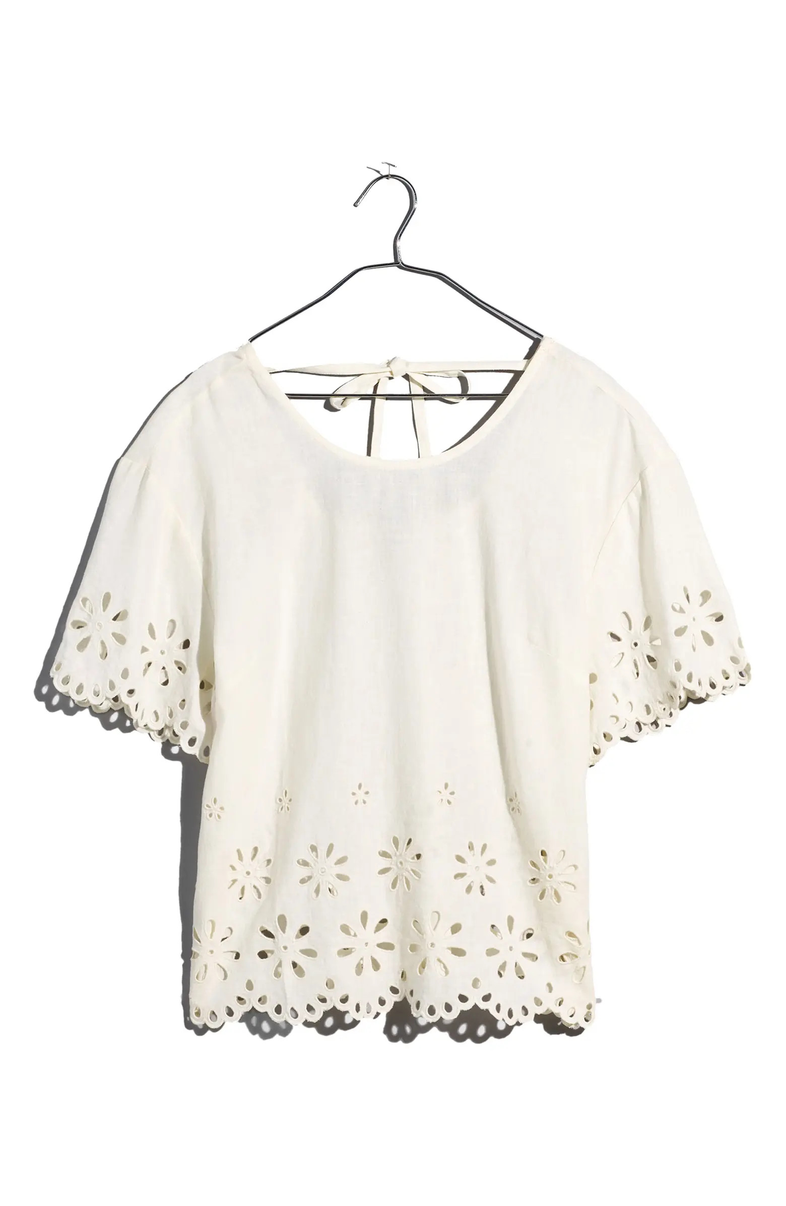 Floral Eyelet Crop Top | Nordstrom