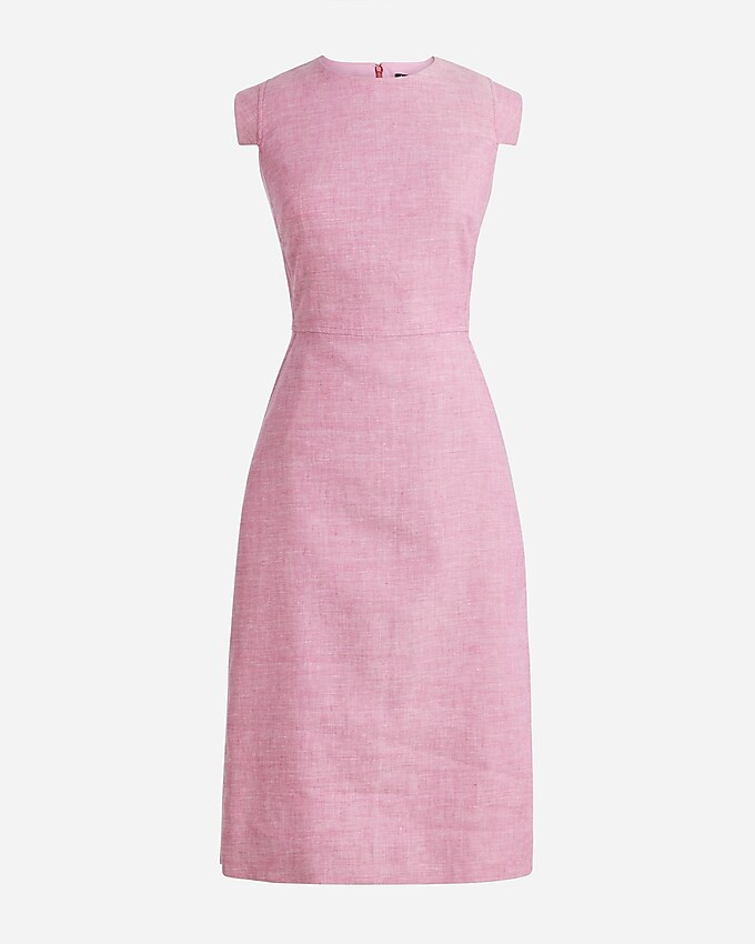 Resume dress in stretch linen | J. Crew US