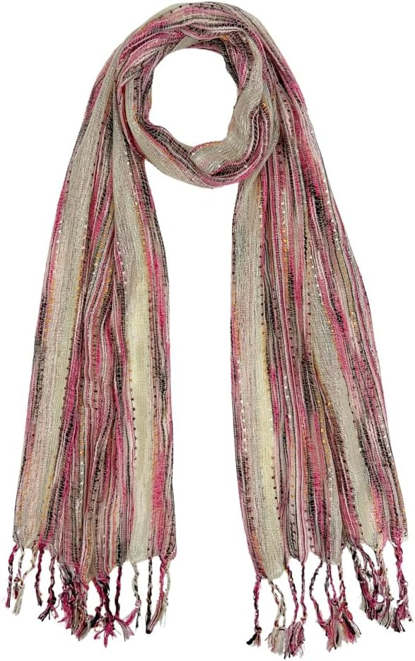 Humble Hilo Multi-Colored Scarf/Shawl for Women Lightweight Head or Neck Scarf | Amazon (US)