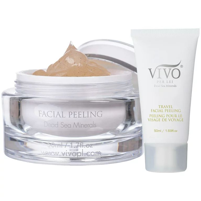 Vivo Per Lei Exfoliating Facial Peeling Gel with Dead Sea Minerals 50 ml/1.7 fl. - Walmart.com | Walmart (US)