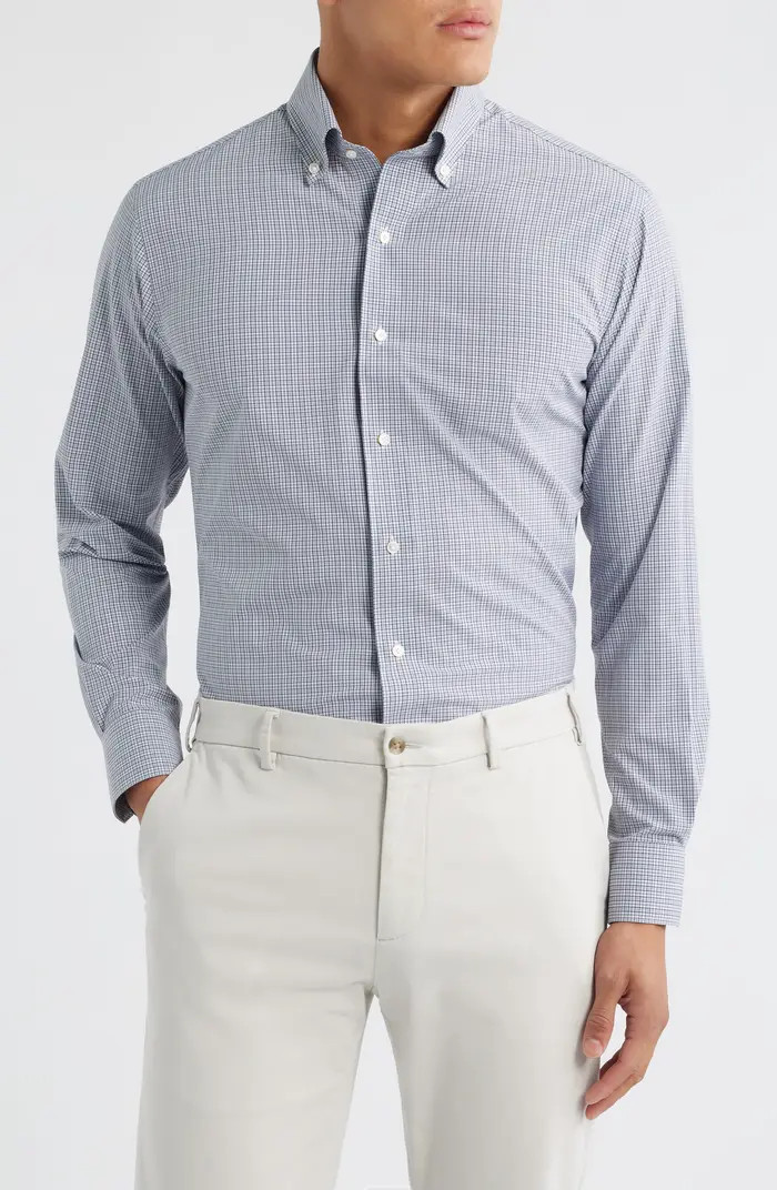 Crown Crafted Performance Poplin Button-Down Shirt | Nordstrom