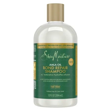 Shea Moisture Bond Repair Shampoo Amla Oil To Strengthen Hair With Restorative Hydroplex Infusion... | Walmart (US)