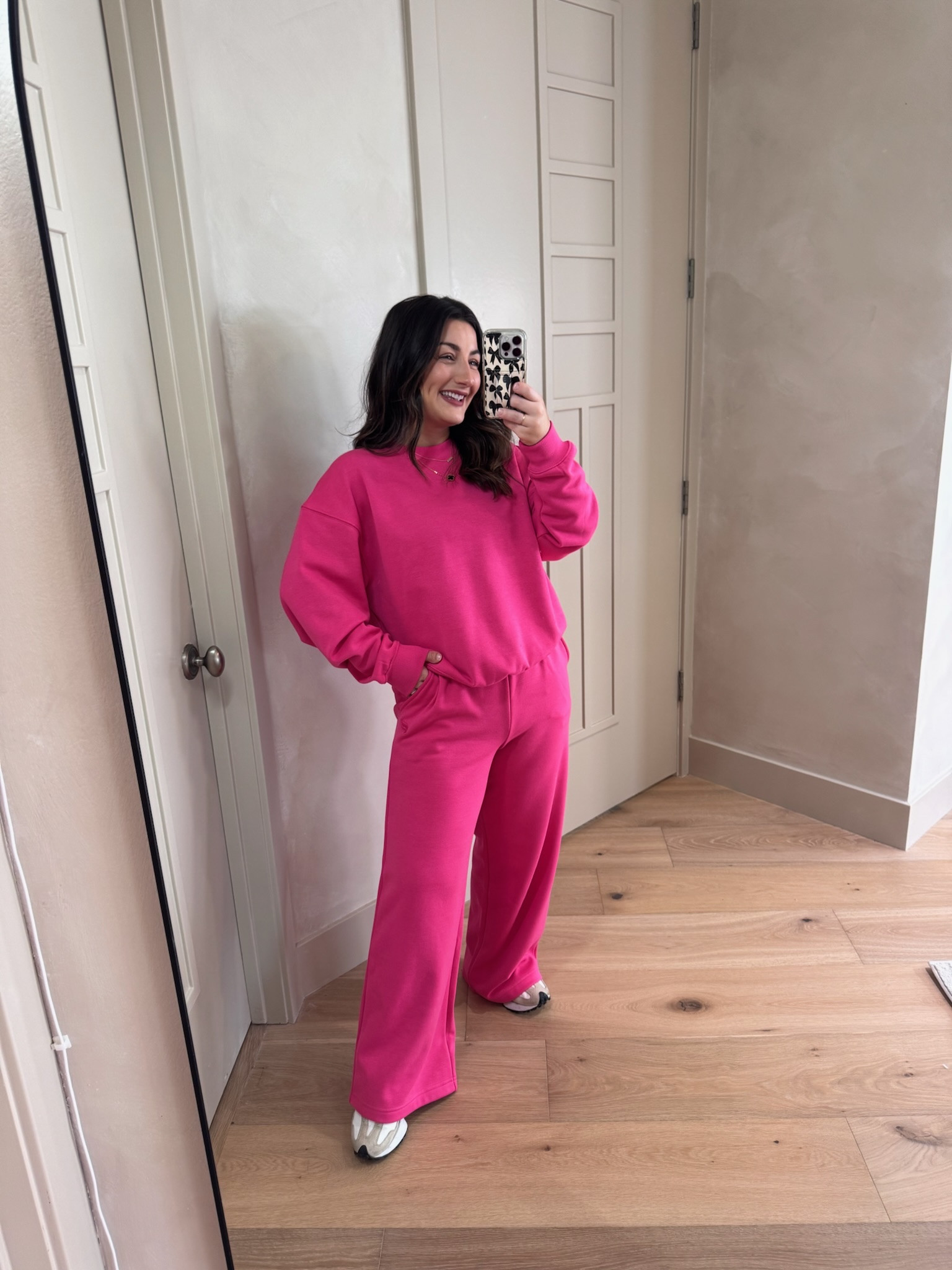 Love this set from Fabletics! 

Sweatshirt Size small 
Pants size small short 

Exact color sold out! 

5'0" 140lbs 

#LTKootd #LTKPetite #LTKActive