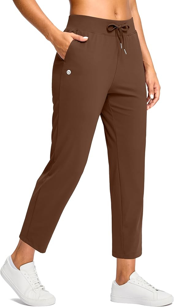 G Gradual Petite Pants for Women 24"/26" Ankle Pants 2 Pockets Stretchy 7/8 Sweatpants for Golf T... | Amazon (US)