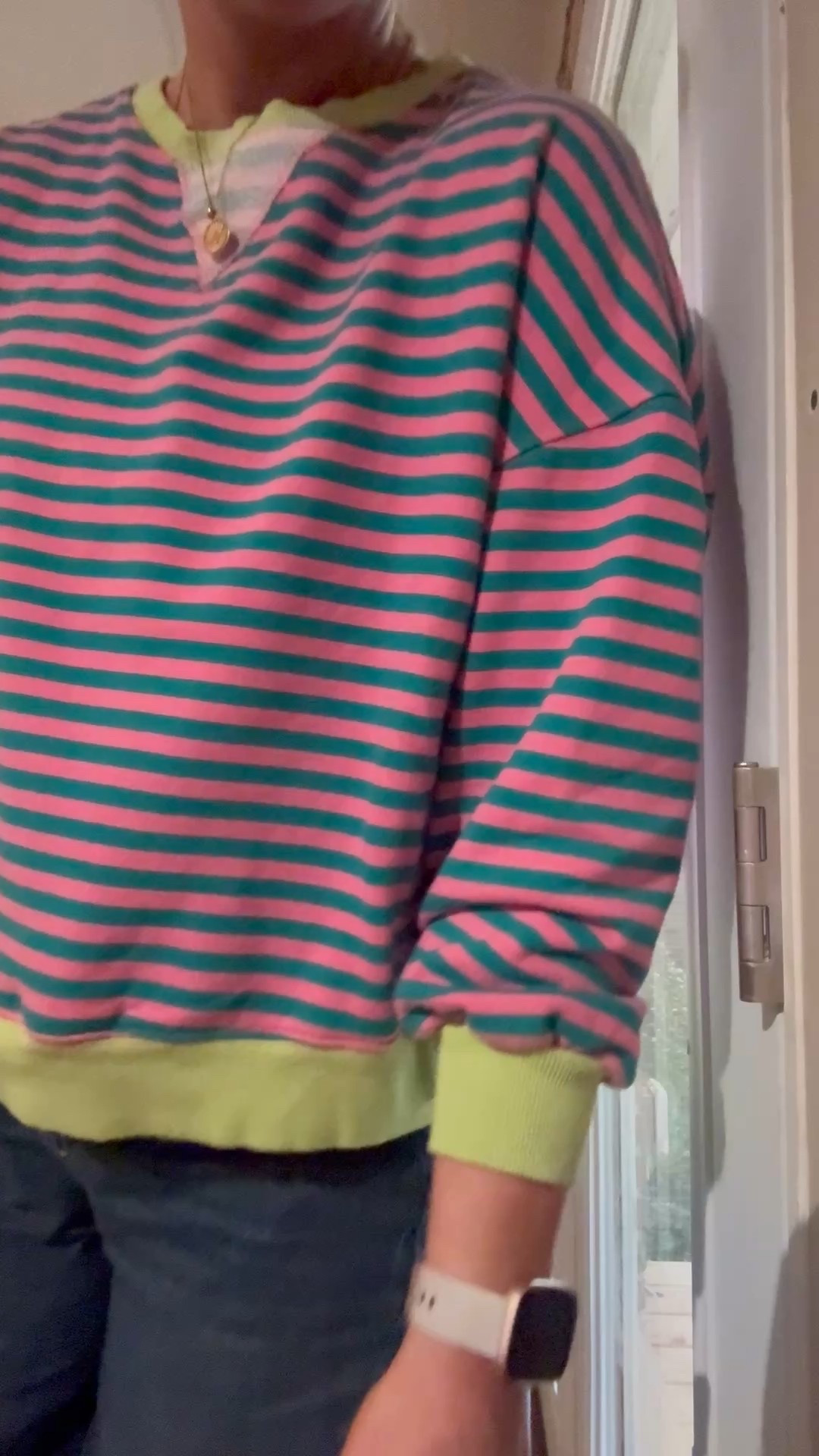 Striped sweatshirt + barrel jeans + chunky sandals 💕

#LTKStyleTip #LTKFallSale #LTKSeasonal