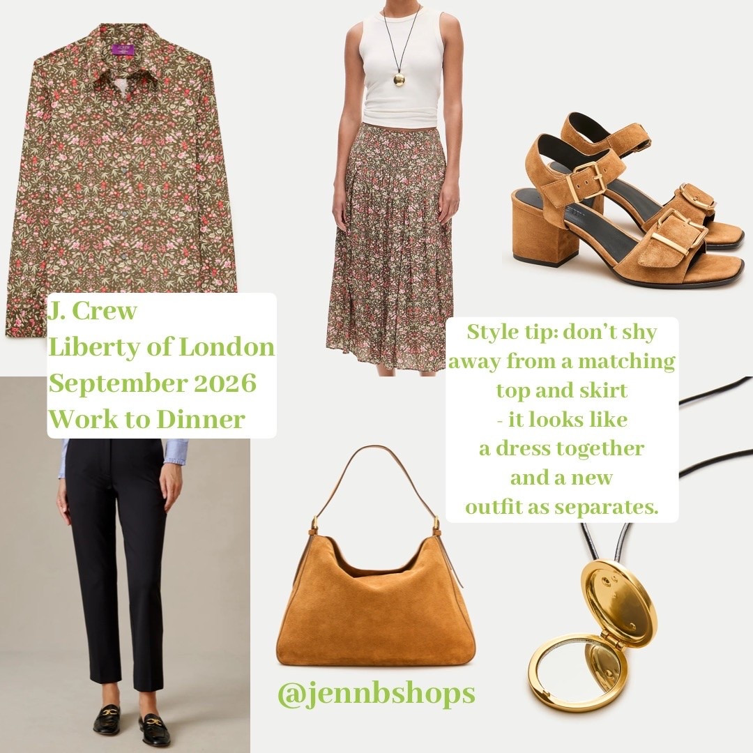 #jcrew #libertyoflondon #workoutfit #dinneroutfit #olive @jcrew
