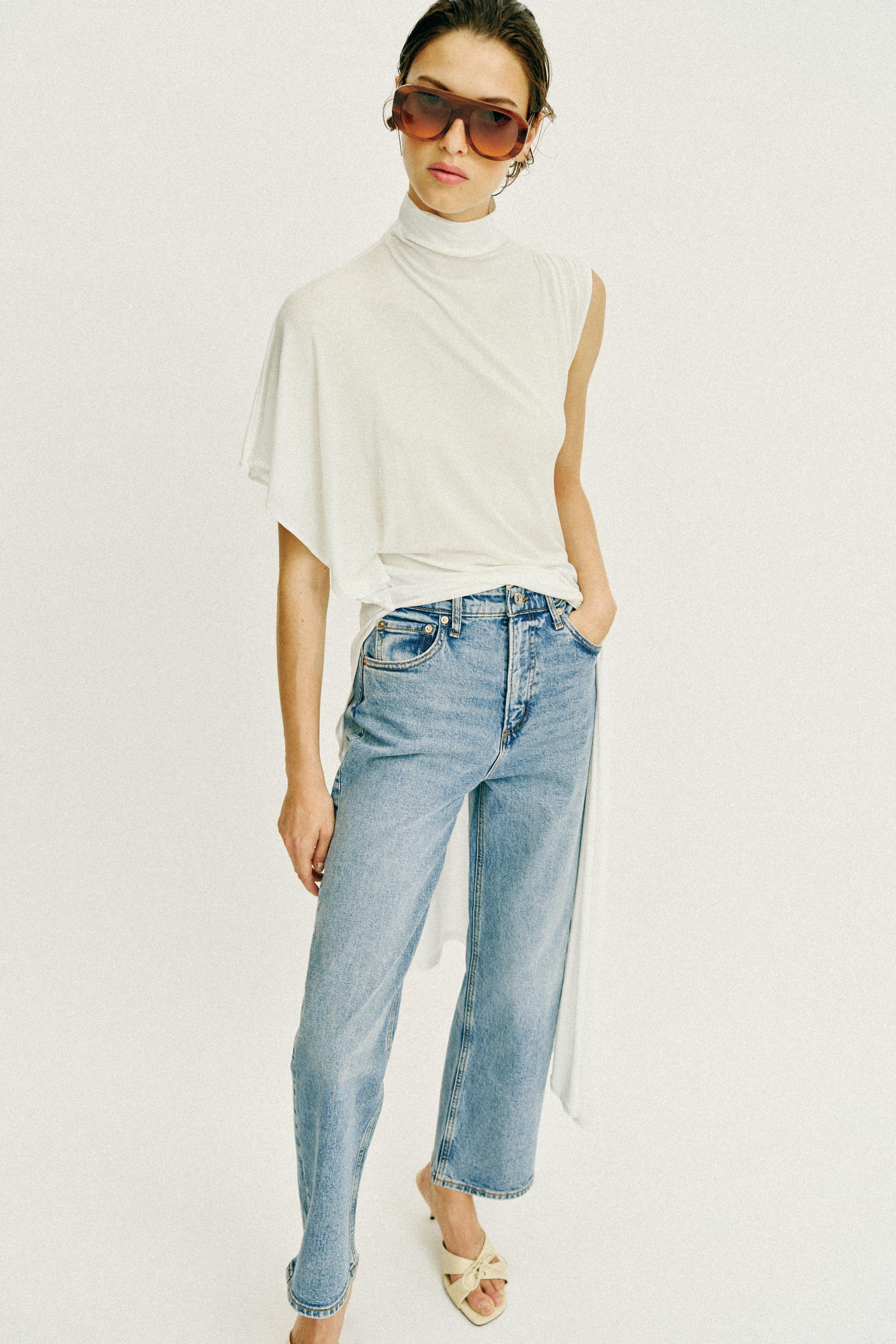 JEANS Z1975 STRAIGHT HIGH-WAIST | Zara UK