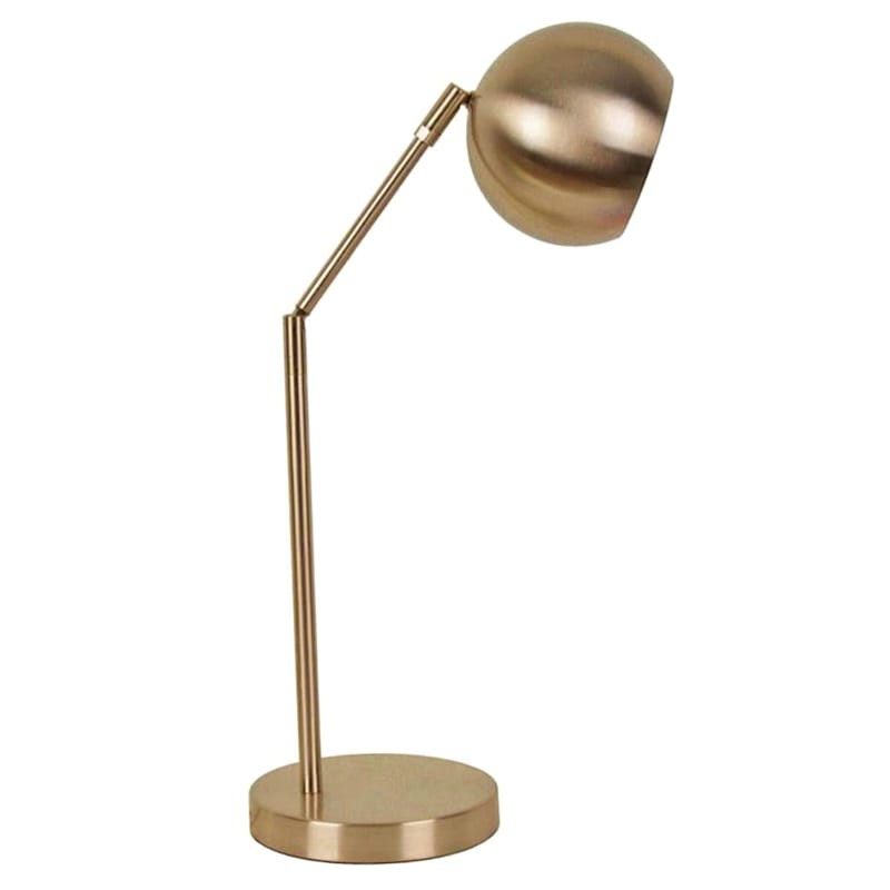 Gold Metal Adjustable Task Lamp, 15" | At Home