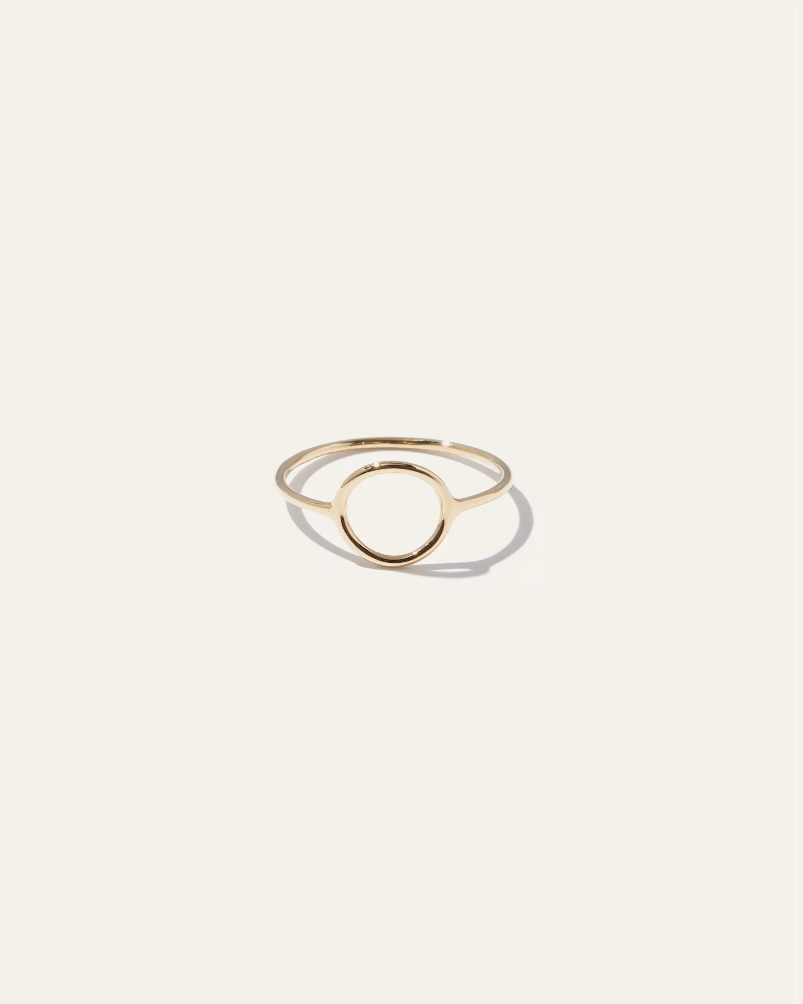 14k Gold Circle Ring | Quince