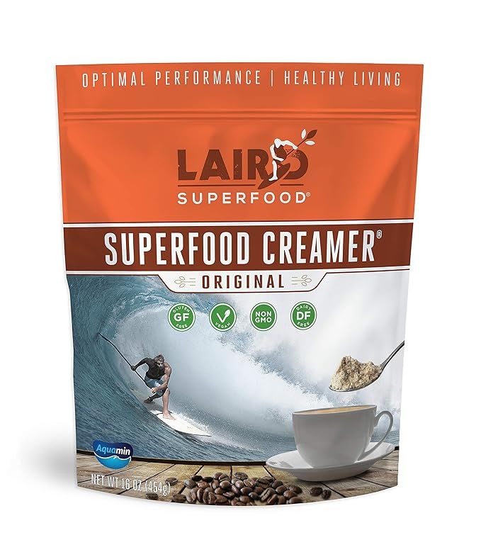 Laird Superfood Non-Dairy Original Superfood Coconut Powder Coffee Creamer, Gluten Free, Non-GMO,... | Amazon (US)