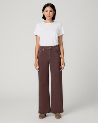 Anessa Petite 28 Inch Wide Leg Jean - Vintage Wild Mulberry | Paige