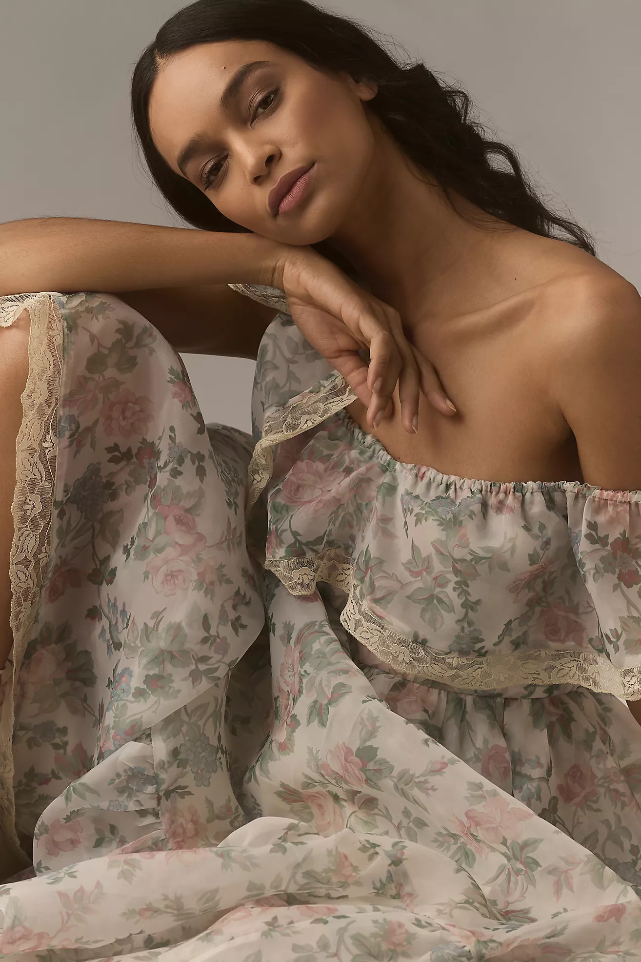 Selkie Orchard House Romance Novel Maxi Dress | Anthropologie (US)