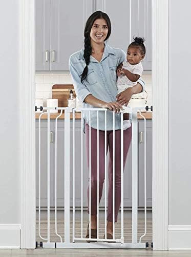 Regalo Easy Step 36" Extra Tall Walk Thru Baby Gate, Includes 4-Inch Extension Kit, 4 Pack of Pressu | Amazon (US)